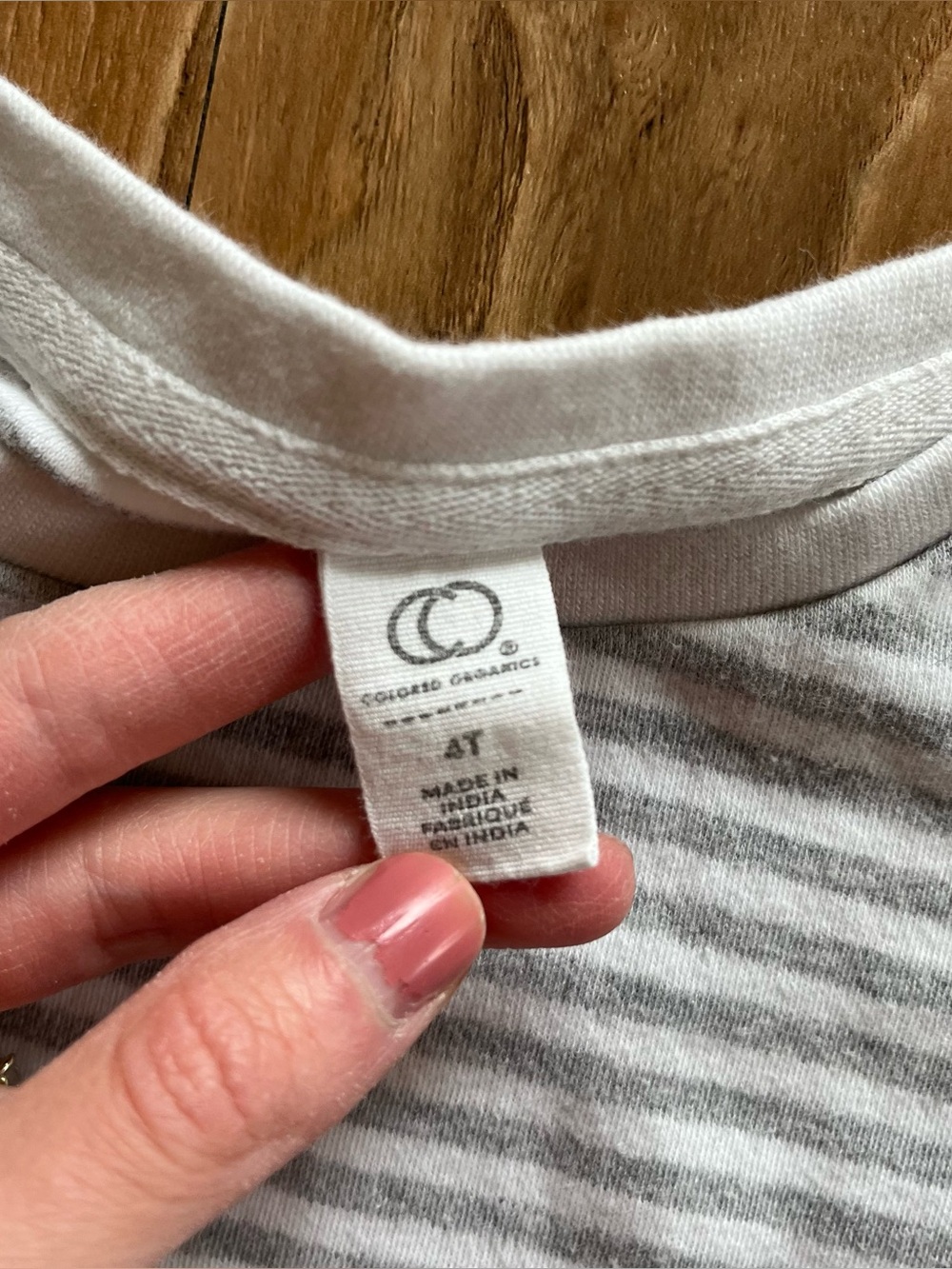 Colored Organics striped long sleeve shirt - Picture 2 of 3